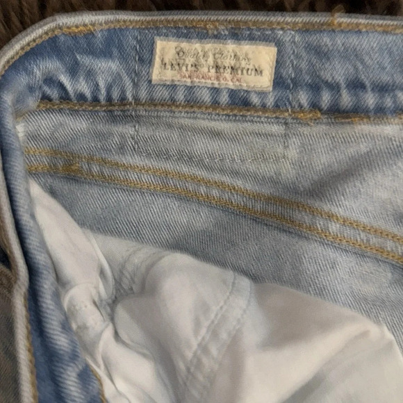 Custom Altered Levi Wedgie Straight leg jeans - Picture 11 of 16